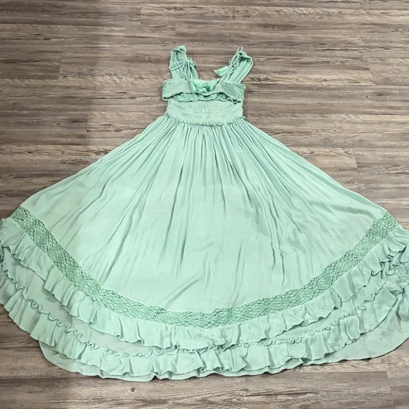 Free People Mint Green Maxi Dress - Picture 5 of 5
